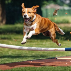 Dogs Exercising 